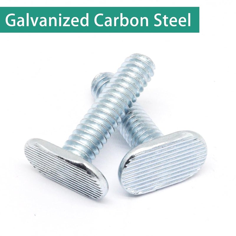 BUXIMN 22pcs 1/4"-20 T Track Bolts for T Track, 1" Length Universal T-Slot Bolts, T-Thread Bolt for Woodworking - Image 4